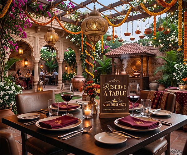 Restaurant table setting